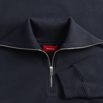 Controlled Responsibility Half Zipper - Navy