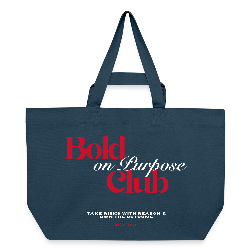 Bold on Purpose Club Shopping Bag - Tiefes Teal 