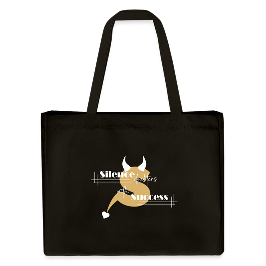 Silence Success Shopping Bag - Schwarz