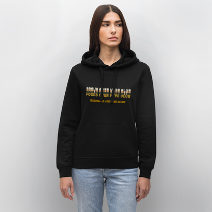 Focus over Hype Club Hoodie - Schwarz