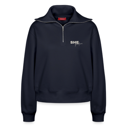 Controlled Responsibility Half Zipper - Navy