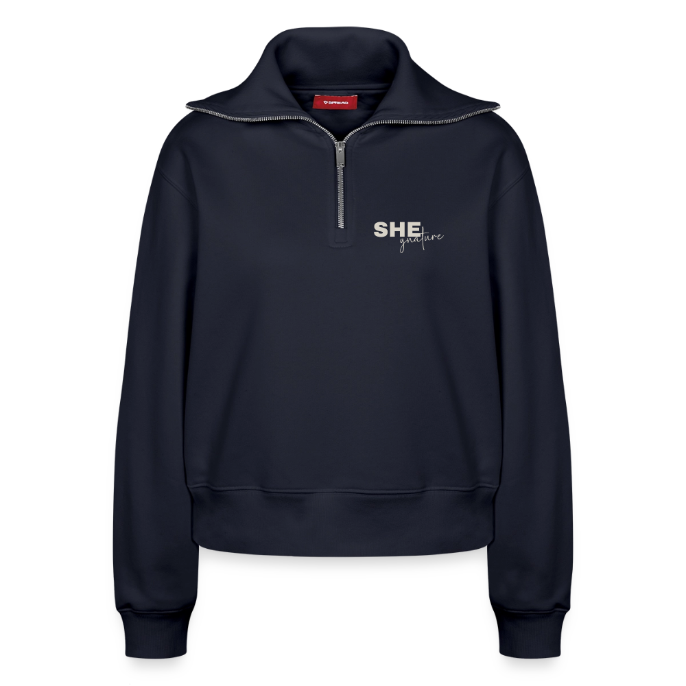 Controlled Responsibility Half Zipper - Navy