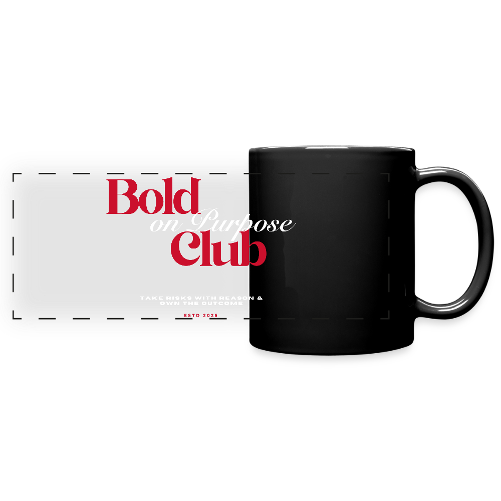 Bold on Purpose Club Panormatasse schwarz - Schwarz