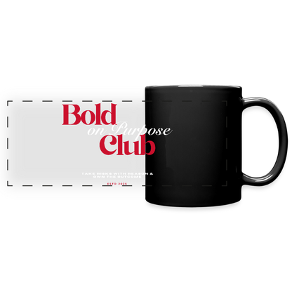 Bold on Purpose Club Panormatasse schwarz - Schwarz