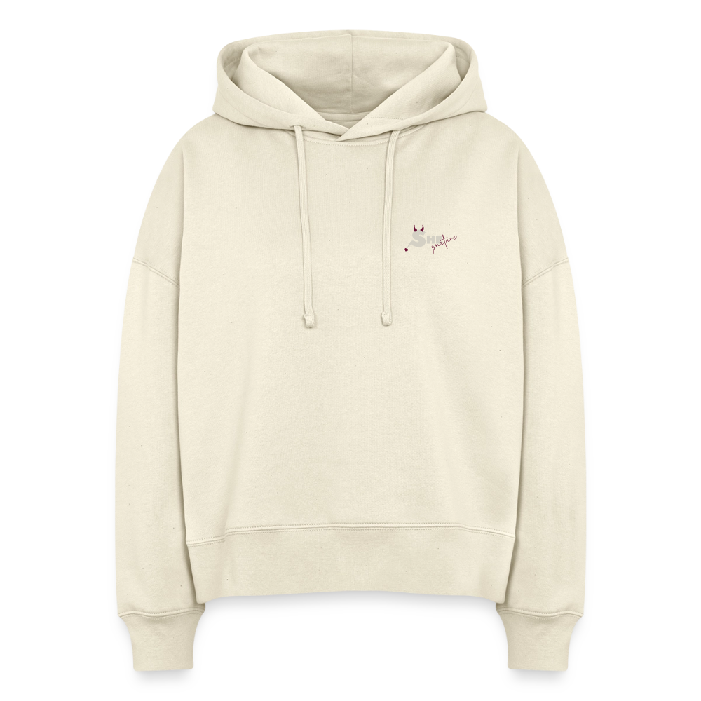 Ownership Is Quiet Hoodie mit Rückenprint für Frauen