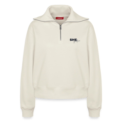 Controlled Responsibility Half Zipper hell - Naturweiß