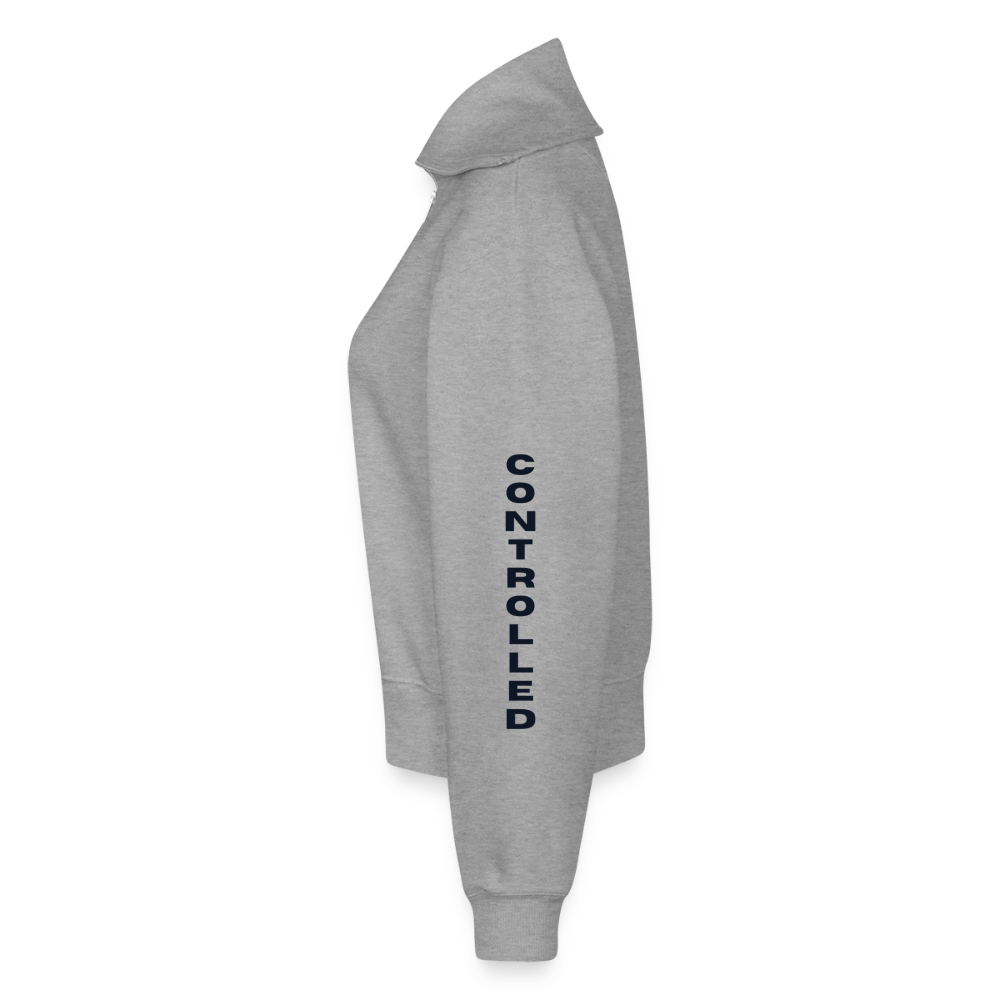 Controlled Responsibility Half Zipper hell - Grau meliert