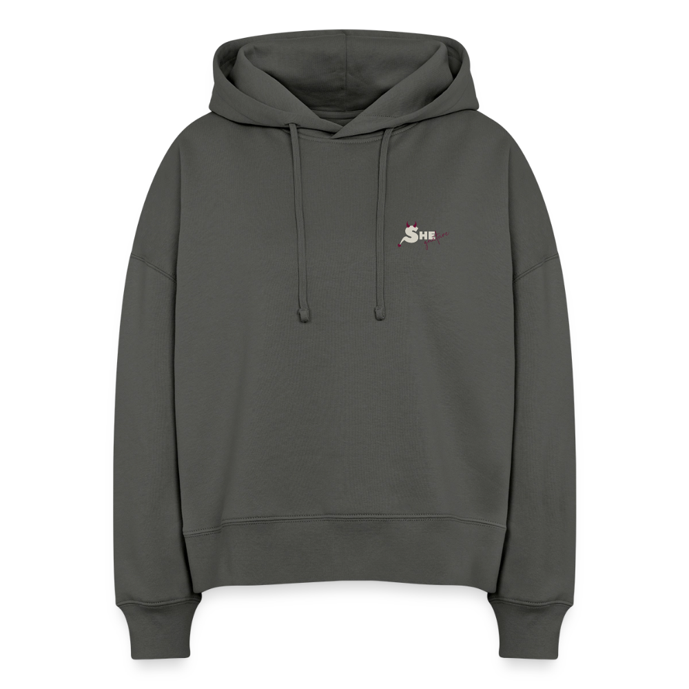 Ownership Is Quiet Hoodie mit Rückenprint für Frauen