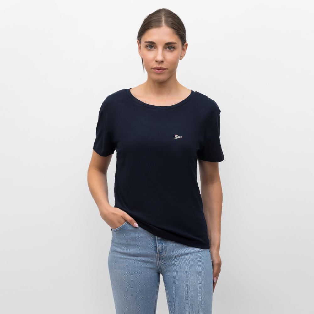 Soft Voice Hard Decisions T-Shirt Rundhals dunkel - Navy