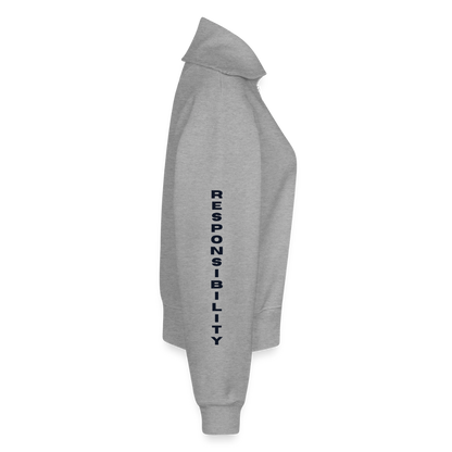 Controlled Responsibility Half Zipper hell - Grau meliert