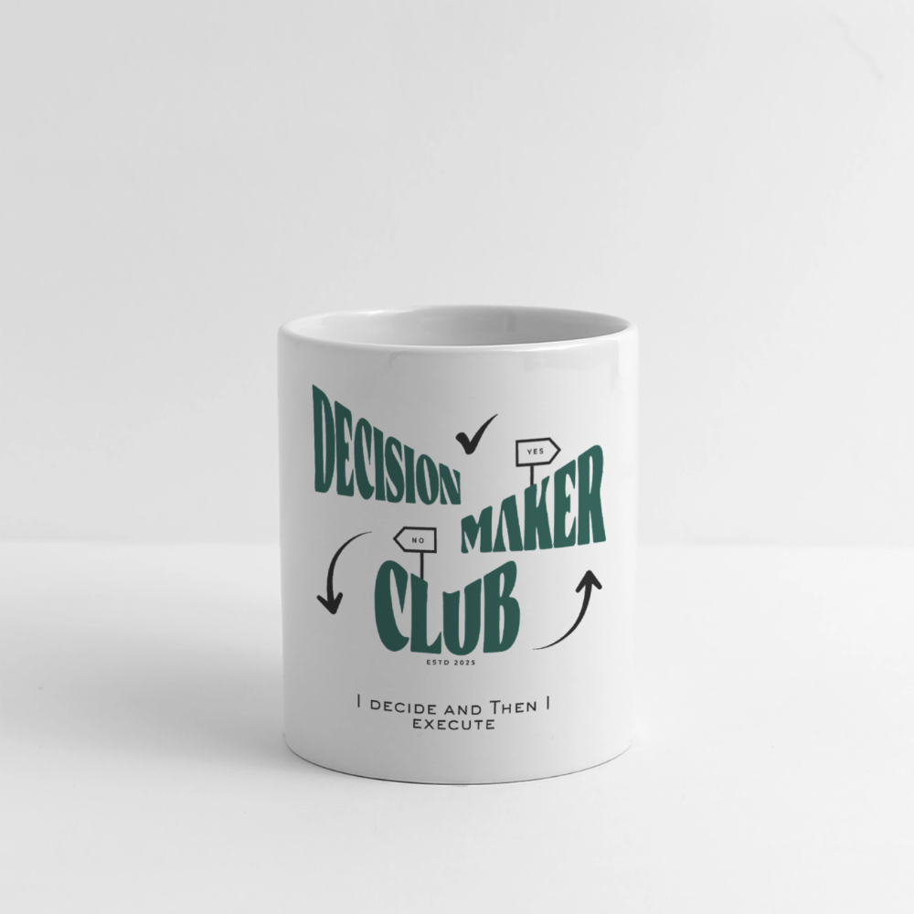 Decision Maker Club Panoramatasse - Weiß