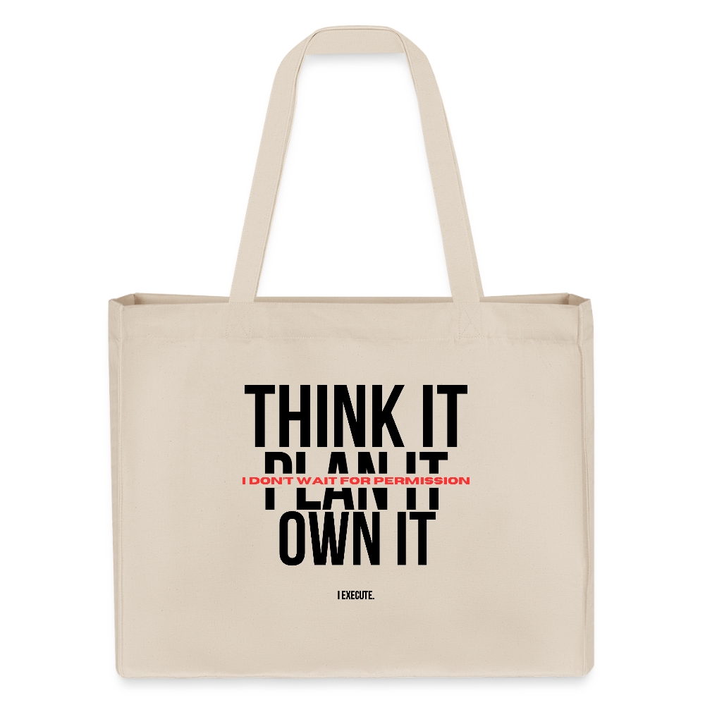 I execute Shopping Bag - Naturweiß