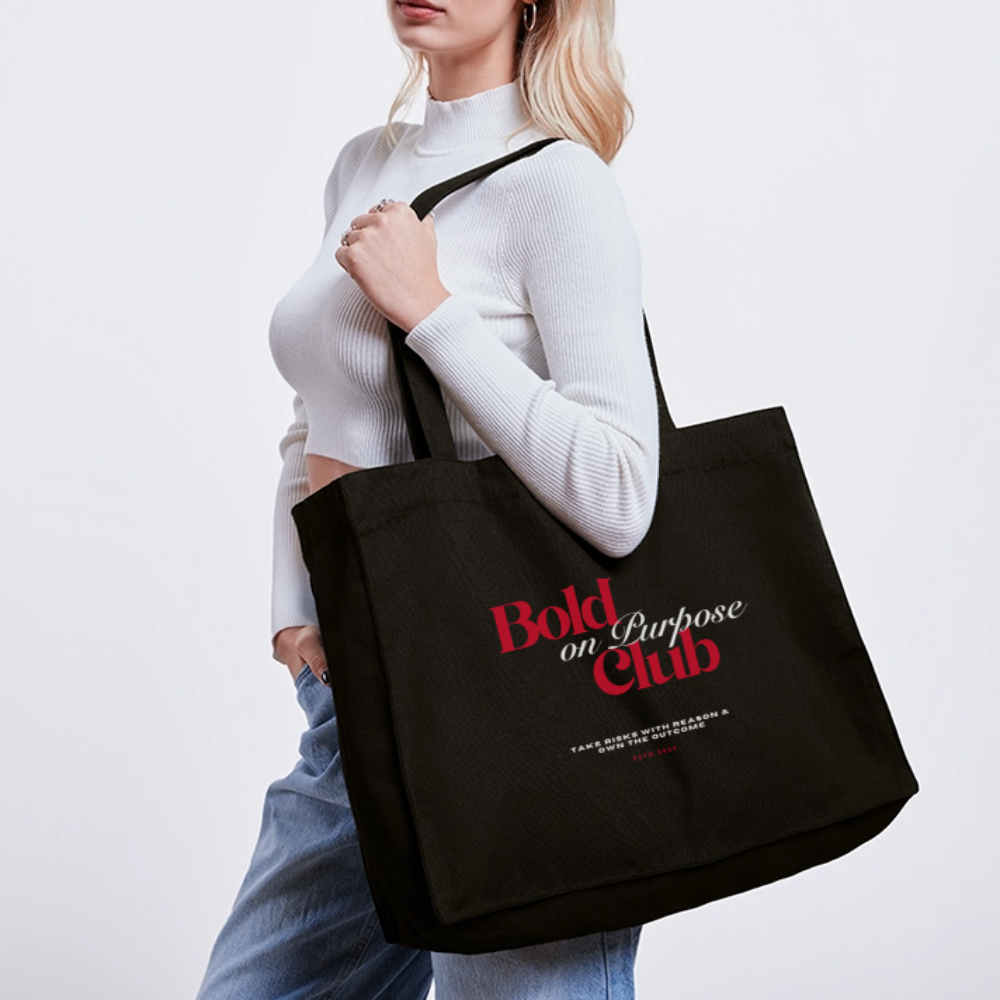 Bold on Purpose Club Shopping Bag - Schwarz