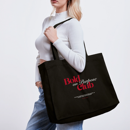 Bold on Purpose Club Shopping Bag - Schwarz