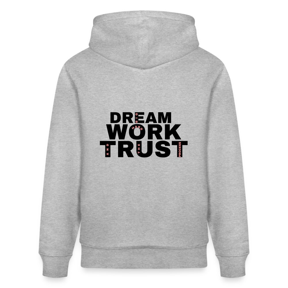 Dream Work Trust Bio Hoodie grau melliert