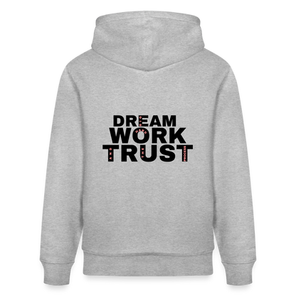 Dream Work Trust Bio Hoodie grau melliert