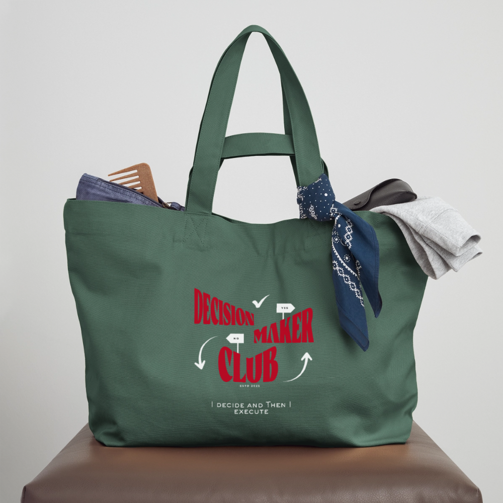 Decision Maker Club Shopping Bag - Tiefes Teal 