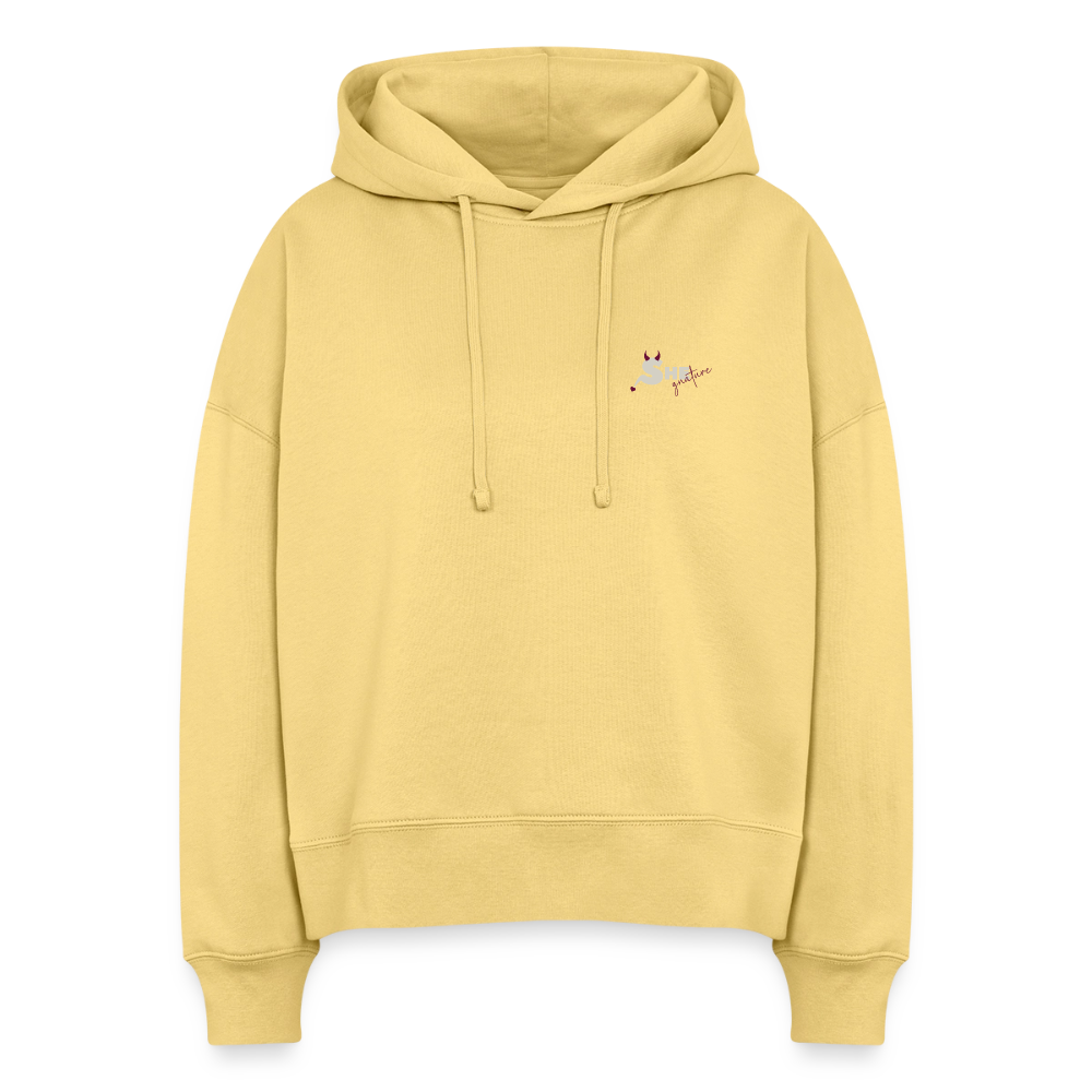 Ownership Is Quiet Hoodie mit Rückenprint für Frauen