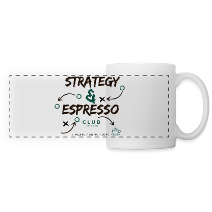Strategy & Espresso Club Panoramatasse - Weiß