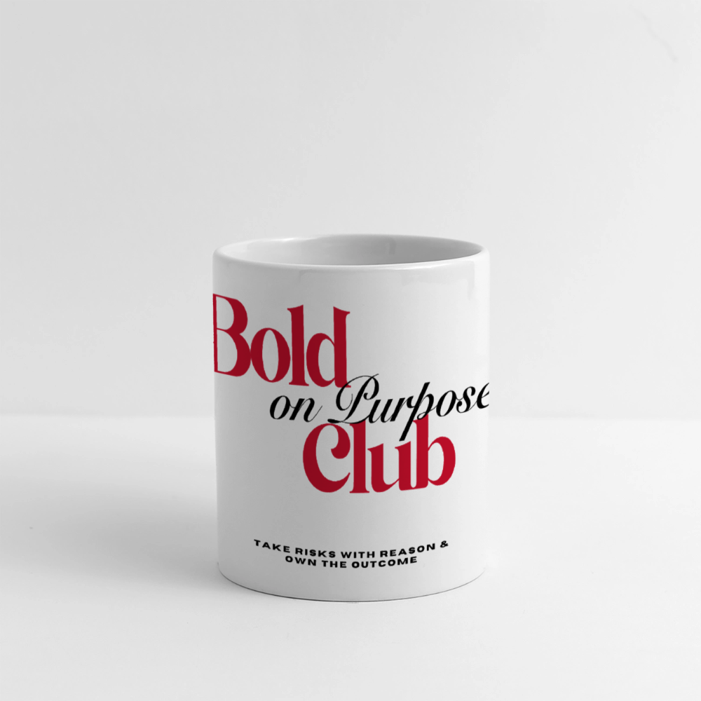 Bold on Purpose Club Panoramatasse - Weiß