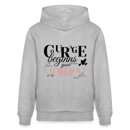 Courage Comfort Hoodie - Grau meliert