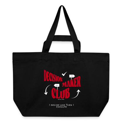 Decision Maker Club Shopping Bag - Schwarz