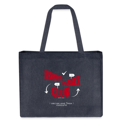 Decision Maker Club Shopping Bag - midnight Blue