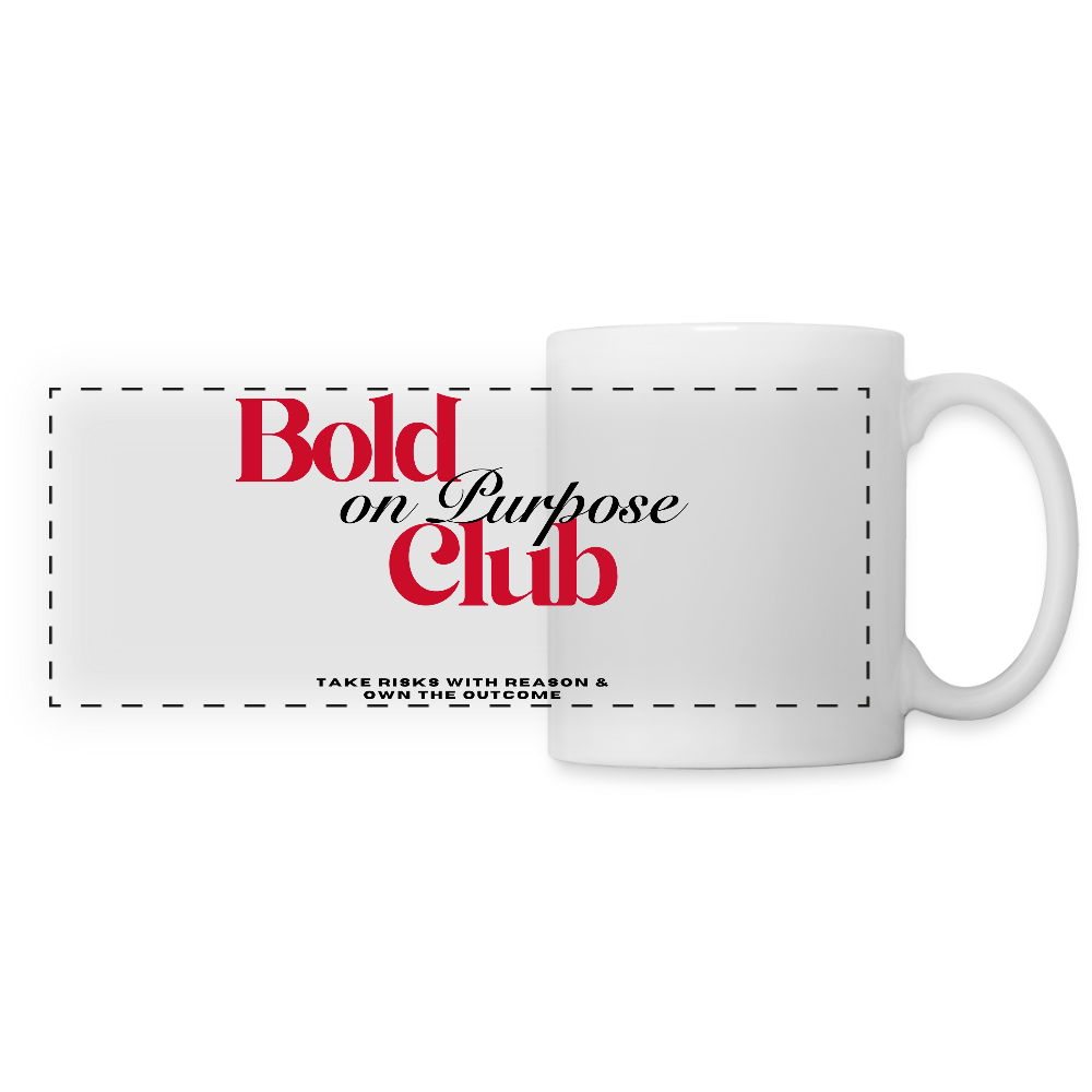 Bold on Purpose Club Panoramatasse - Weiß