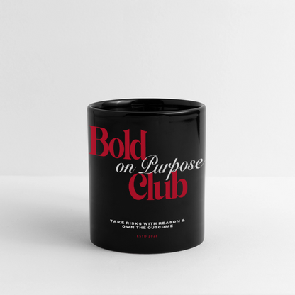 Bold on Purpose Club Panormatasse schwarz - Schwarz