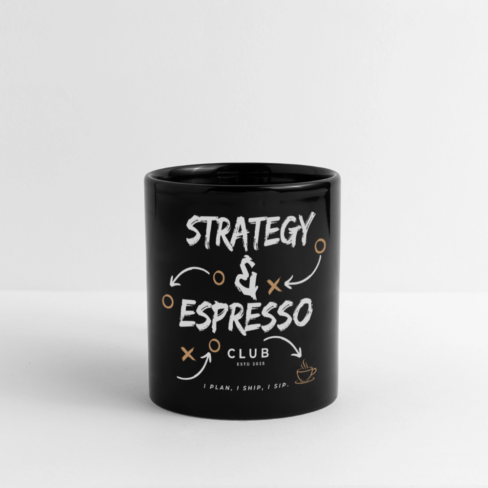 Strategy & Espresso Club Panormatasse schwarz - Schwarz