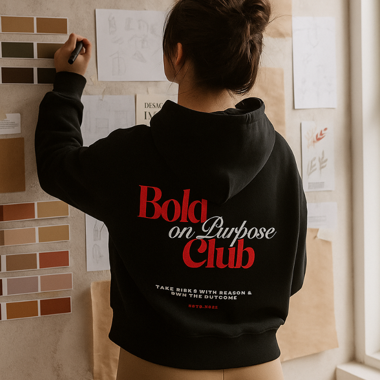 Bold on Purpose Club Boxy Zipper