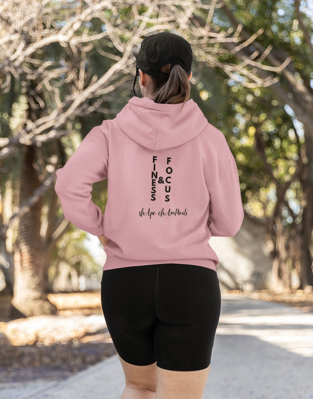 Finess Focus Hoodie rosa
