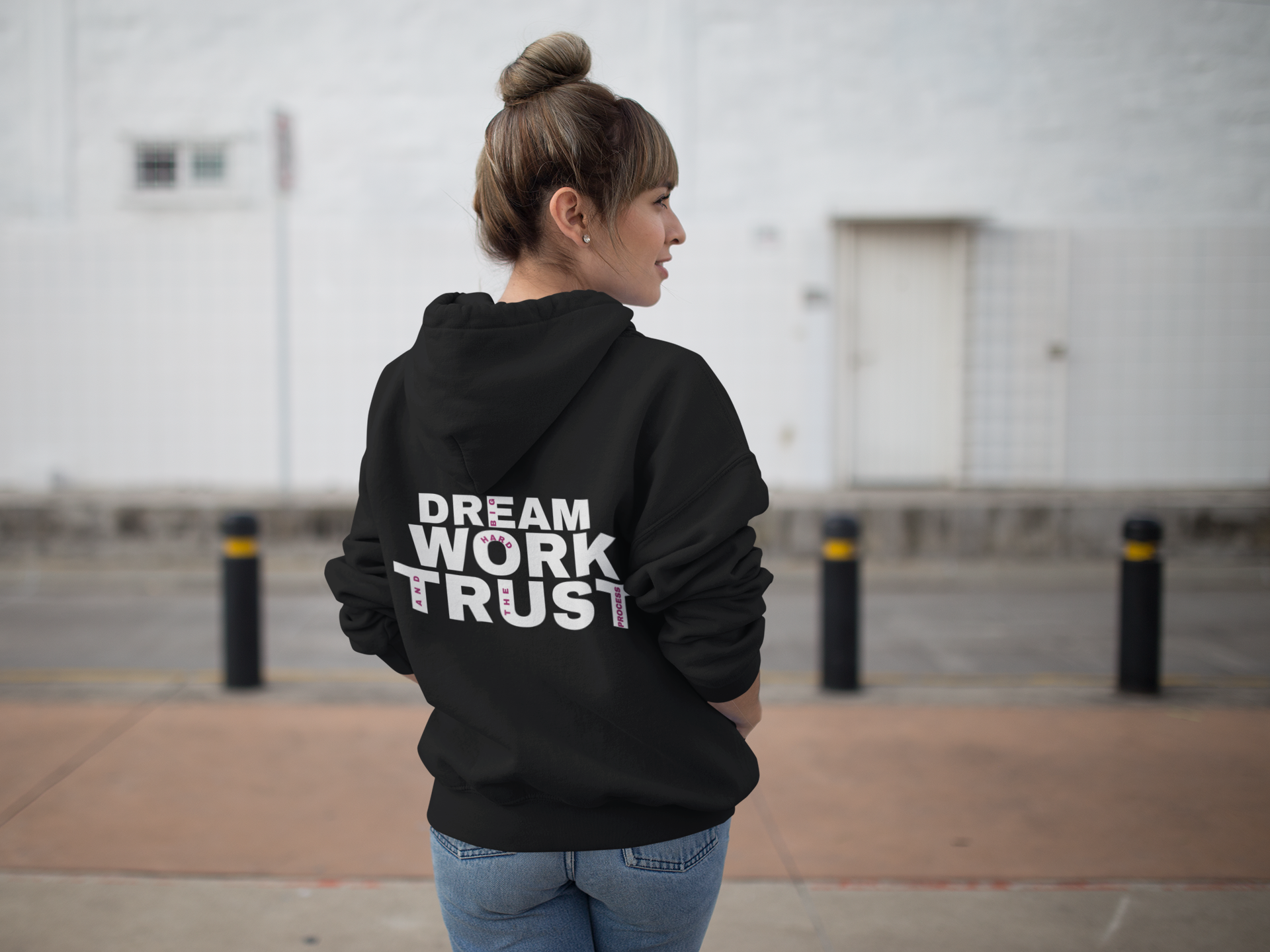 Dream Work Trust Kapuzenjacke schwarz