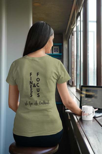 "Finesse & Focus" T-Shirt – Nachhaltiges T-Shirt für fokussierte Champions