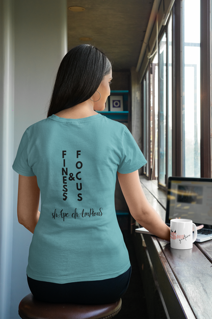 "Finesse & Focus" T-Shirt – Nachhaltiges T-Shirt für fokussierte Champions