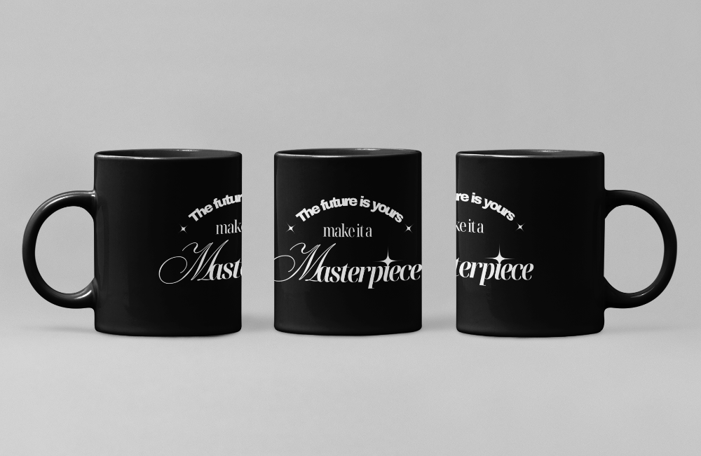 Future Masterpiece Tasse schwarz