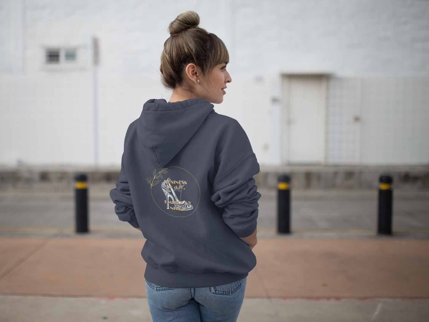 Business Empire Hoodie grau