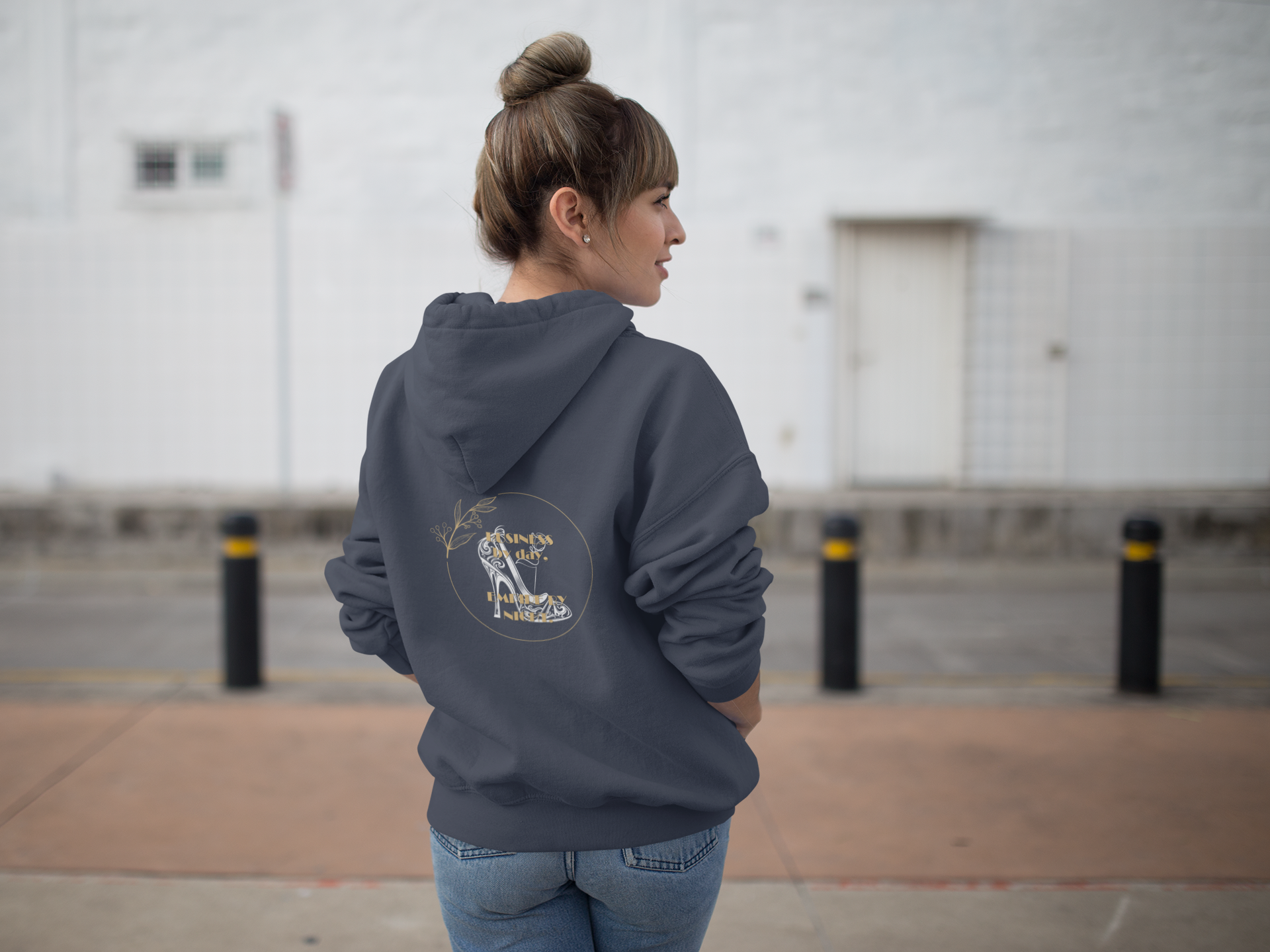 Business Empire Hoodie grau