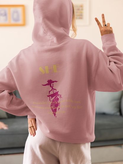 "She Knows Her Worth" Hoodie – Zeige Deinen Wert mit Stil und Nachhaltigkeit