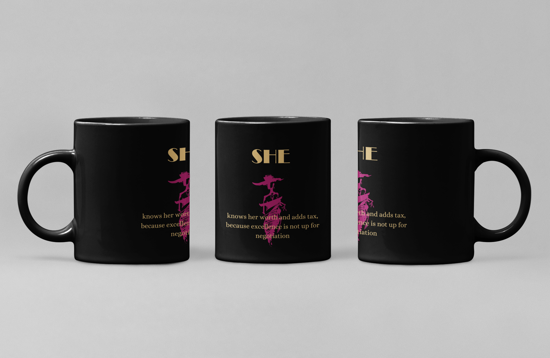 She Tasse weiß
