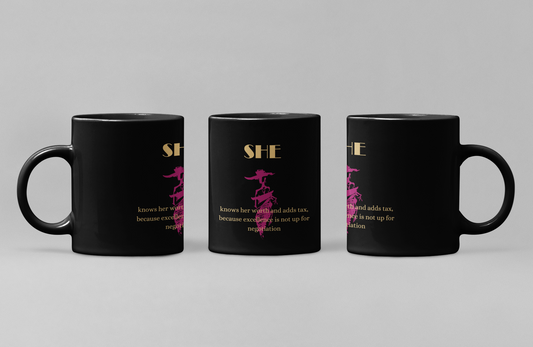 She Tasse weiß