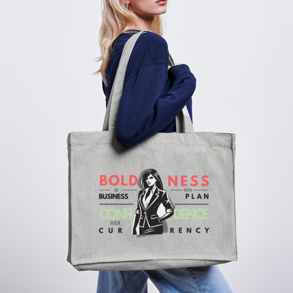 BOLDNESS recyclter Shopper - Grau meliert