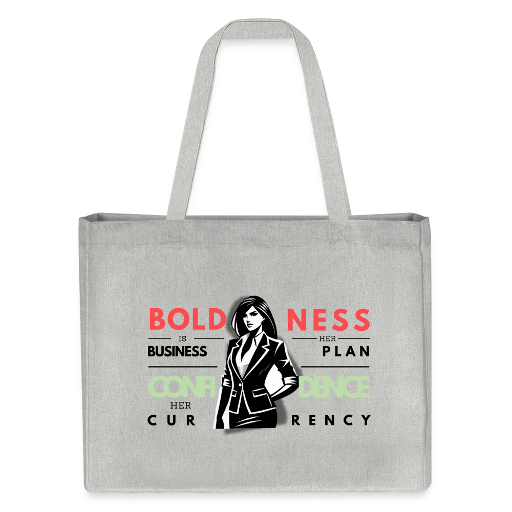 BOLDNESS recyclter Shopper - Grau meliert