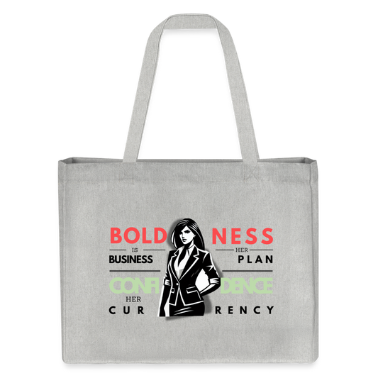 BOLDNESS recyclter Shopper - Grau meliert