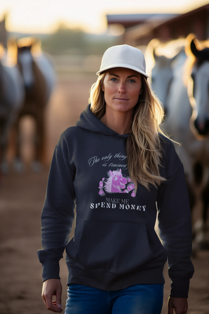 "Spend Money Horse" Hoodie – Für Reiterinnen, die Alles für ihre Pferde geben