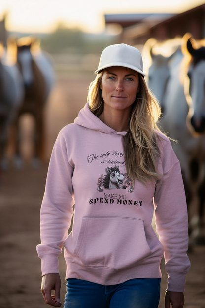 "Spend Money Horse" Hoodie – Für Reiterinnen, die Alles für ihre Pferde geben