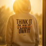 I don't wait for permission Boxy Hoodie