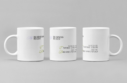 My Business My Rules Tasse weiß