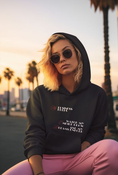 "My Business, My Rules" Hoodie – Nachhaltiger Hoodie für Frauen, die ihr eigenes Imperium aufbauen