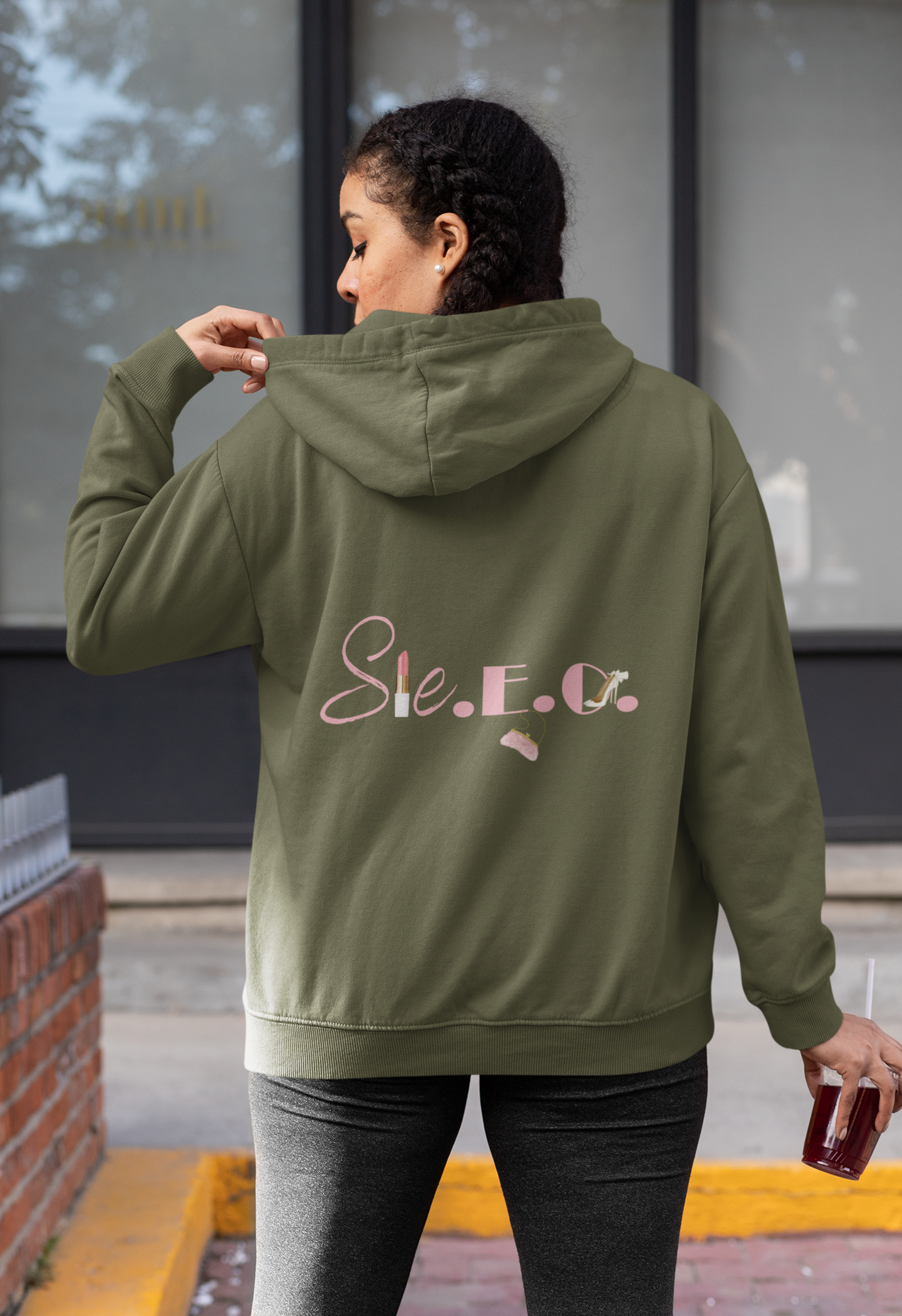 Sie.E.O. Kapuzenjacke khaki